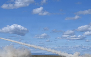 HIMARS unit fires simultaneously across 700 miles, three states