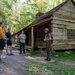 Sailors Participate In Group Hike