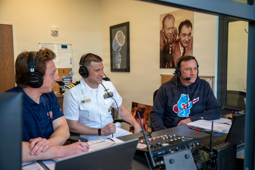 Cmdr. Yates Speaks On The Radio