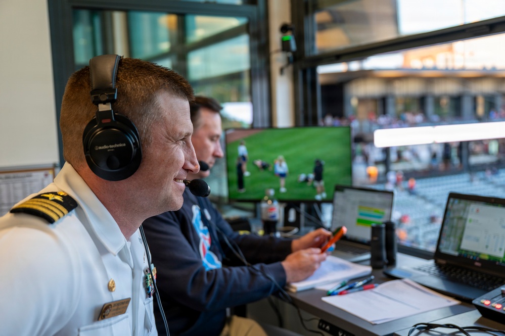 Cmdr. Yates Speaks On The Radio