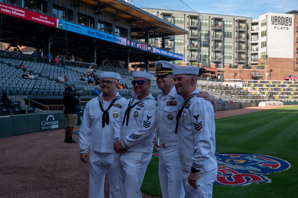 Sailors Pose For A Group Photo