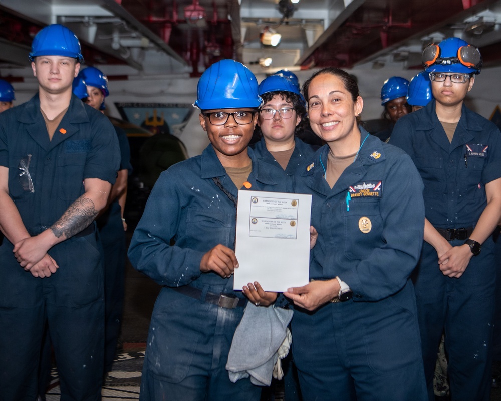 BMSN Recognized as the Stennis’ Warfighter of the Week