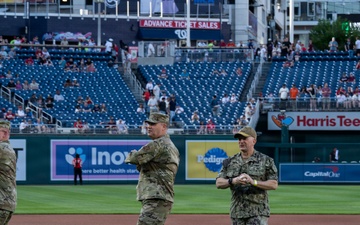 Washington Nationals honor our joint service members at Nats on Base summit