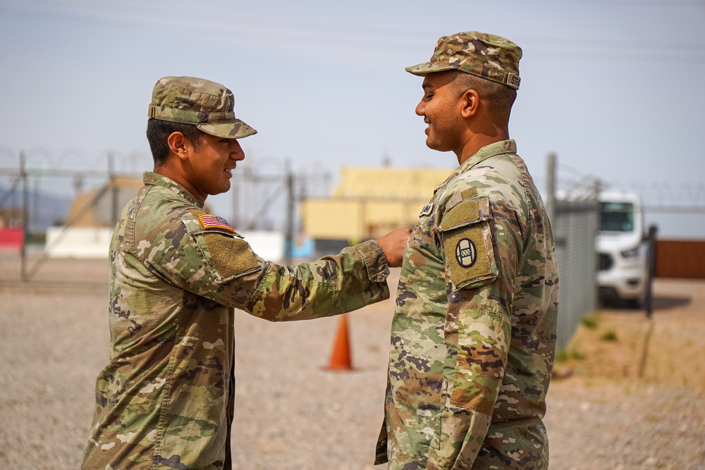 North Carolina National Guard Soldier Spc Stratton promoted to sergeant
