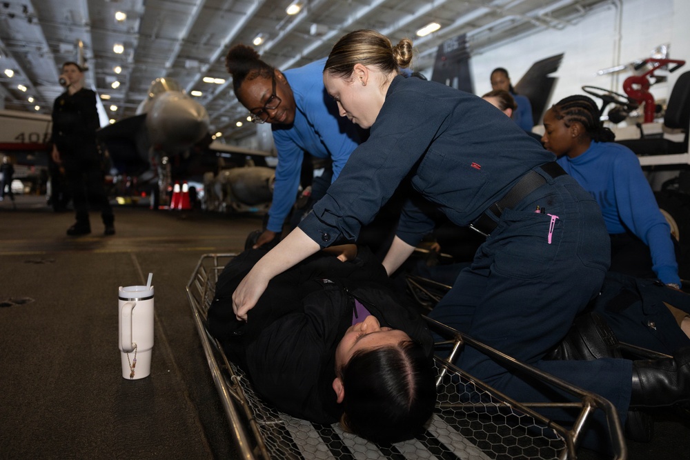 Daily Operations Aboard USS George H.W. Bush (CVN 77)