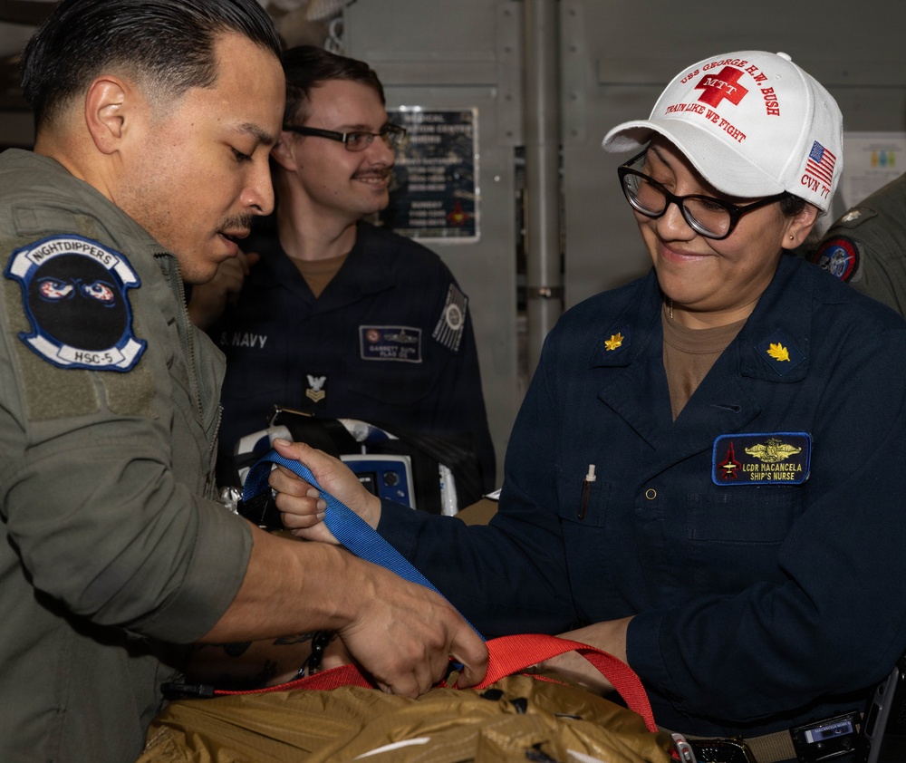 Daily Operations Aboard USS George H.W. Bush (CVN 77)
