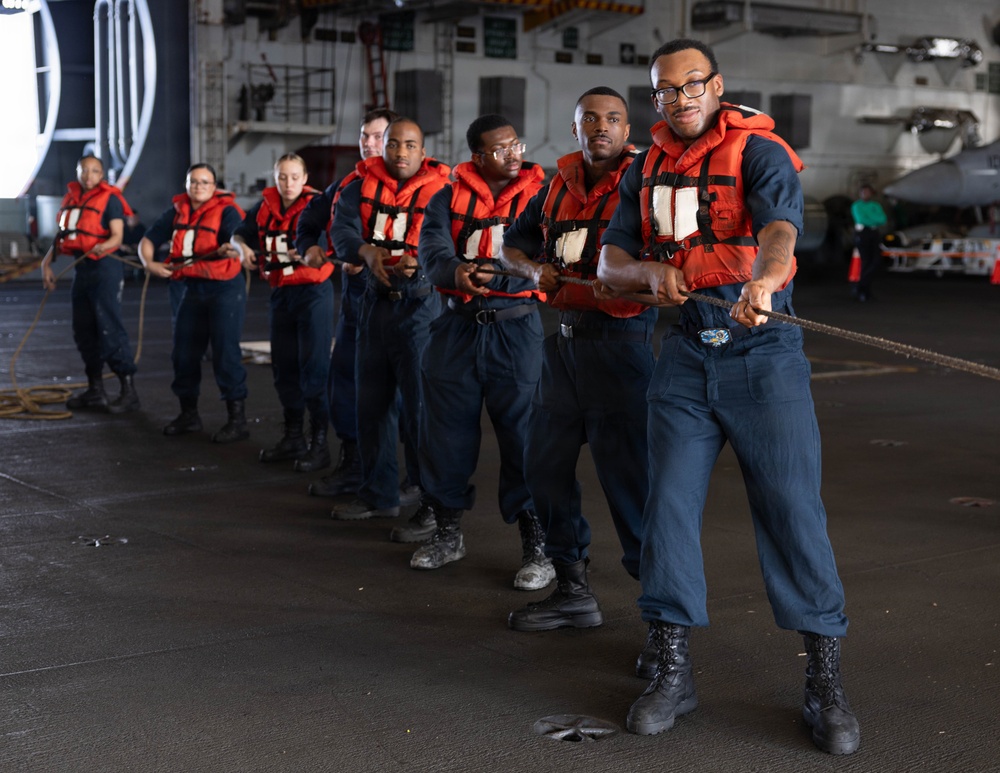 Daily Operations Aboard USS George H.W. Bush (CVN 77)
