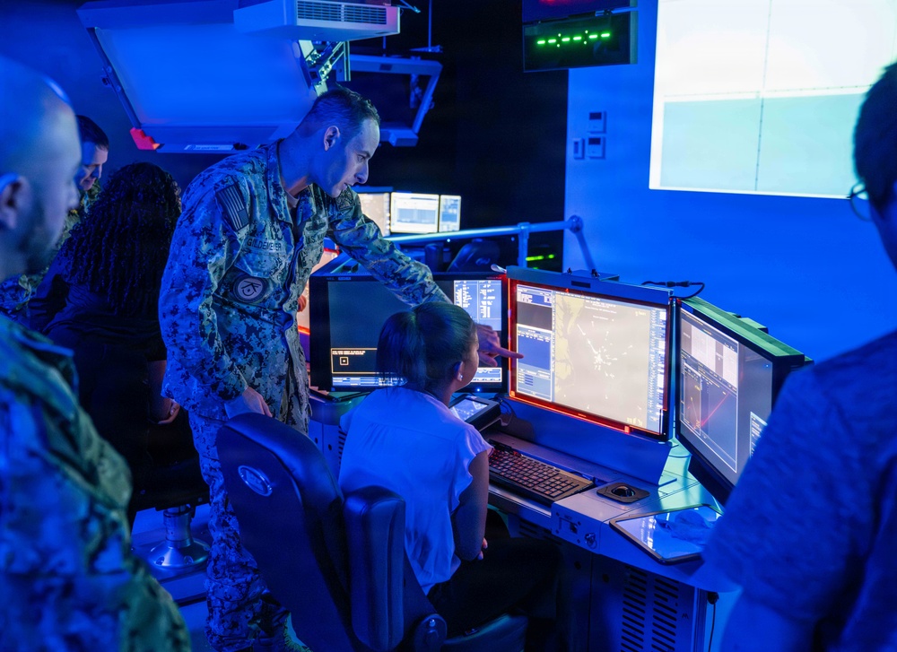 Westlake High School JROTC cadets visit Surface Combat Systems Training Command AEGIS Training and Readiness Center at Naval Support Facility Dahlgren