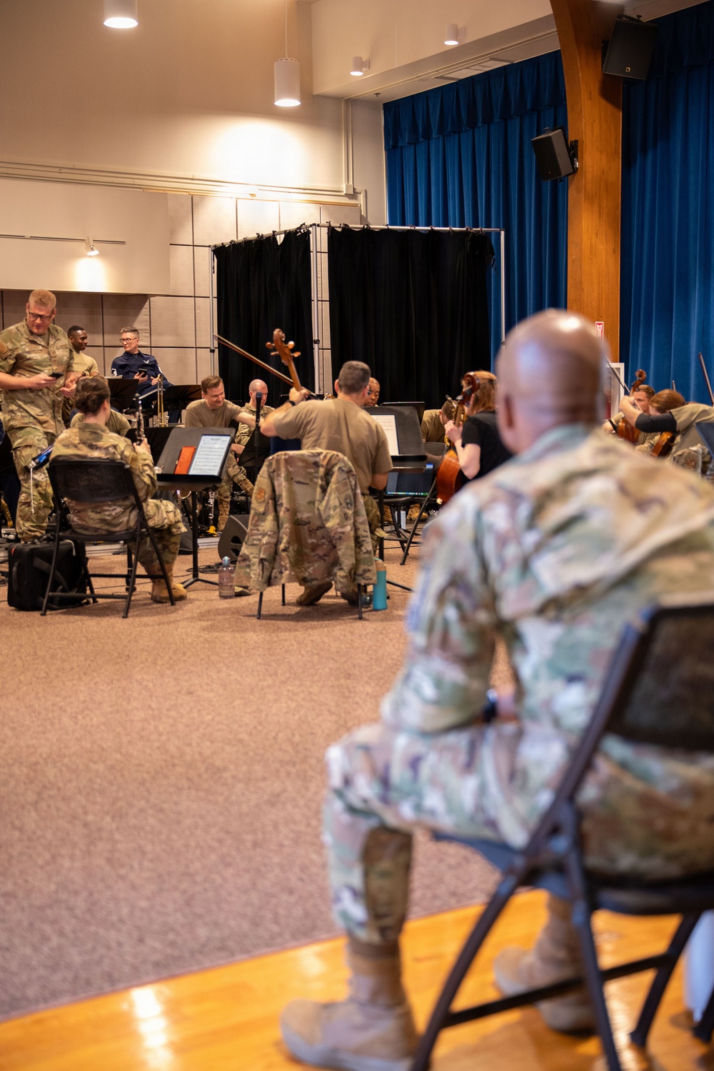 Air Force Band holds open rehearsal