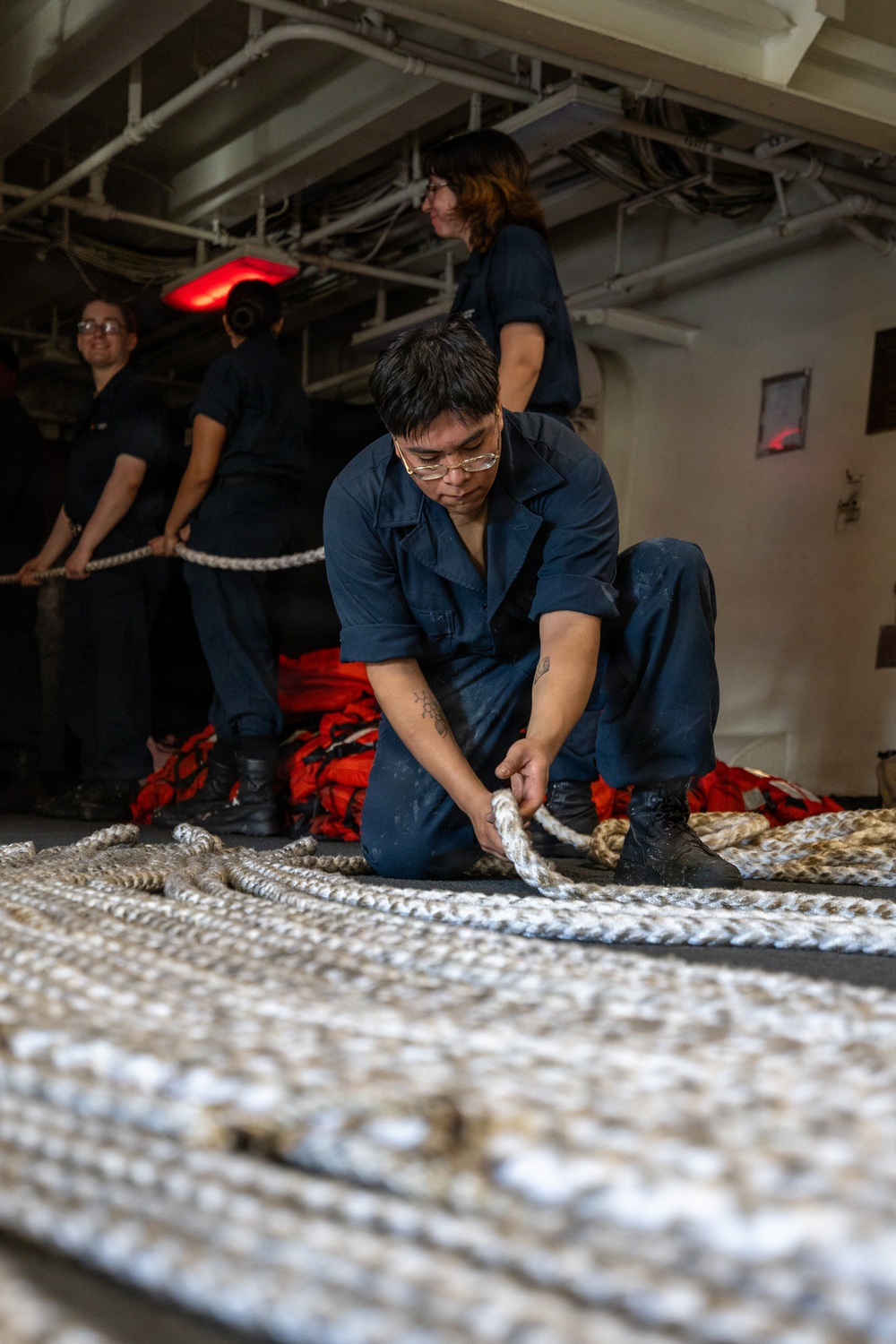 Daily Operations Aboard USS George H.W. Bush (CVN 77)