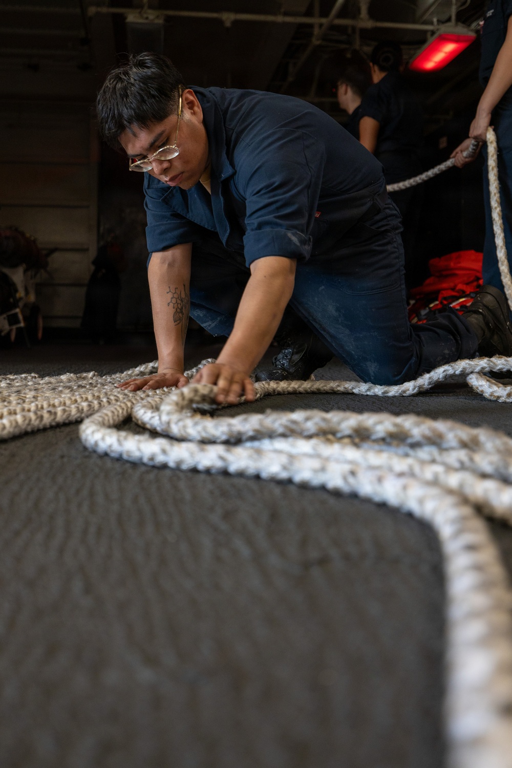 Daily Operations Aboard USS George H.W. Bush (CVN 77)