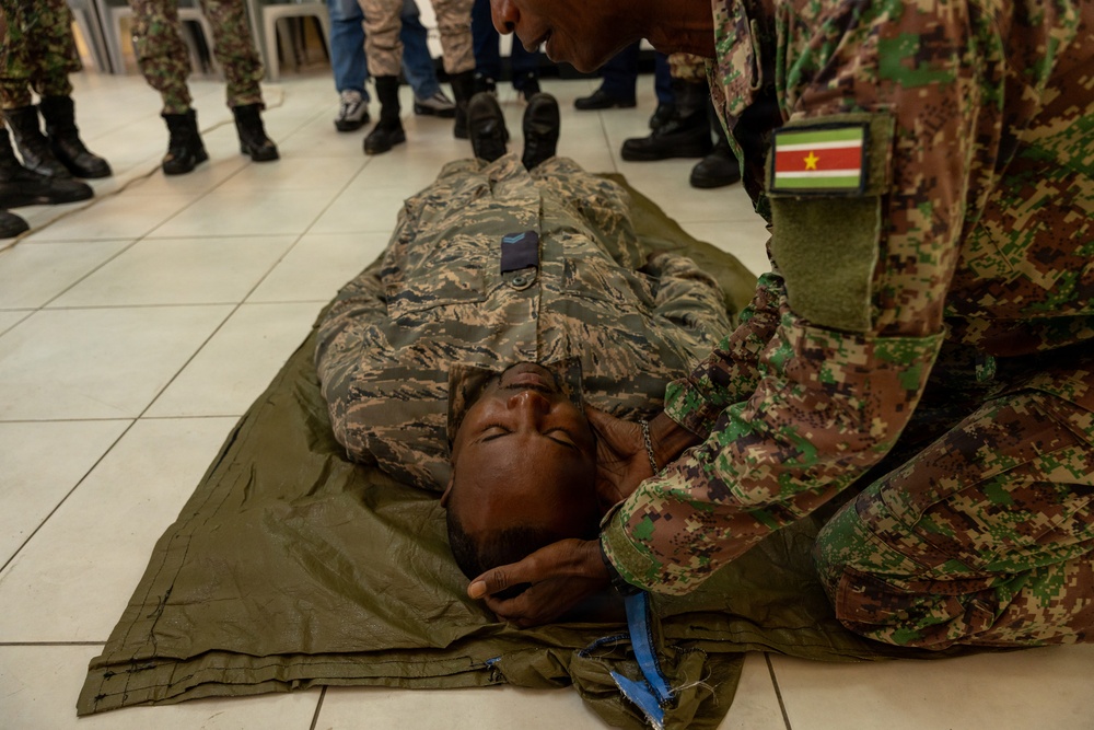U.S. Air Force medics teach TCCC in Suriname