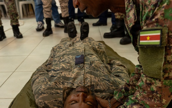 U.S. Air Force medics teach TCCC in Suriname
