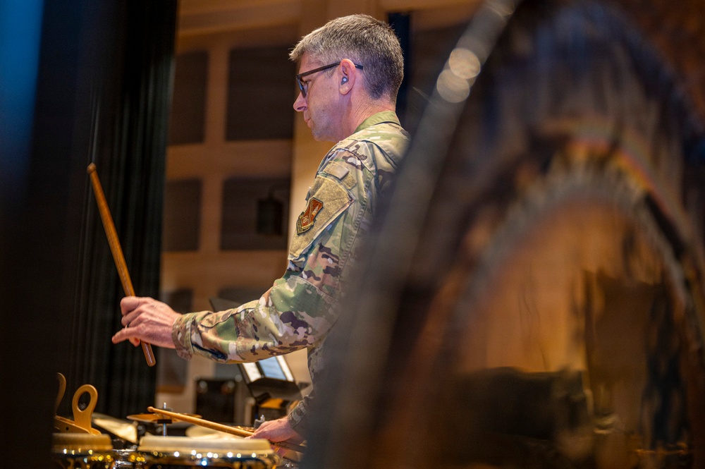 Air Force Band holds open rehearsal