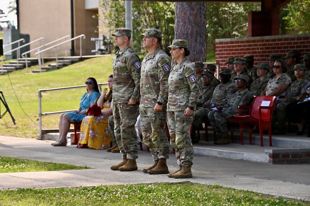 Ready to lead: Absher assumes command of Fort Polk Medical Company