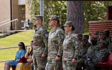 Ready to lead: Absher assumes command of Fort Polk Medical Company