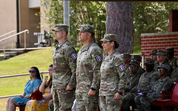 Ready to lead: Absher assumes command of Fort Polk Medical Company