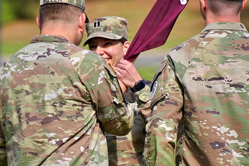 Ready to lead: Absher assumes command of Fort Polk Medical Company