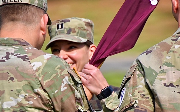 Ready to lead: Absher assumes command of Fort Polk Medical Company