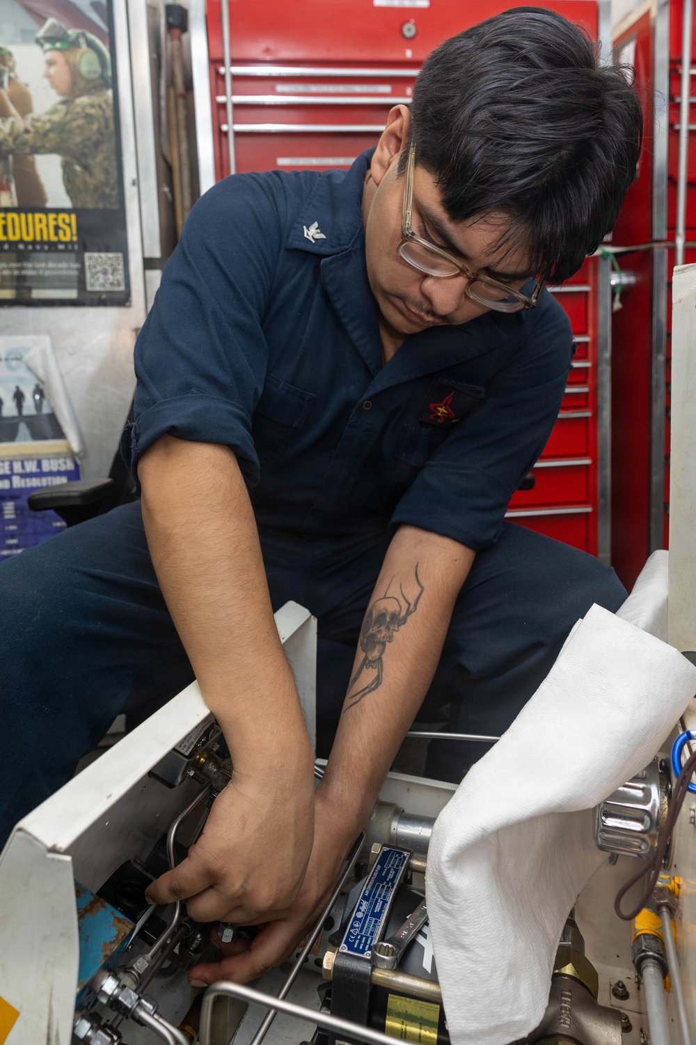 Daily Operations Aboard USS George H.W. Bush (CVN 77)