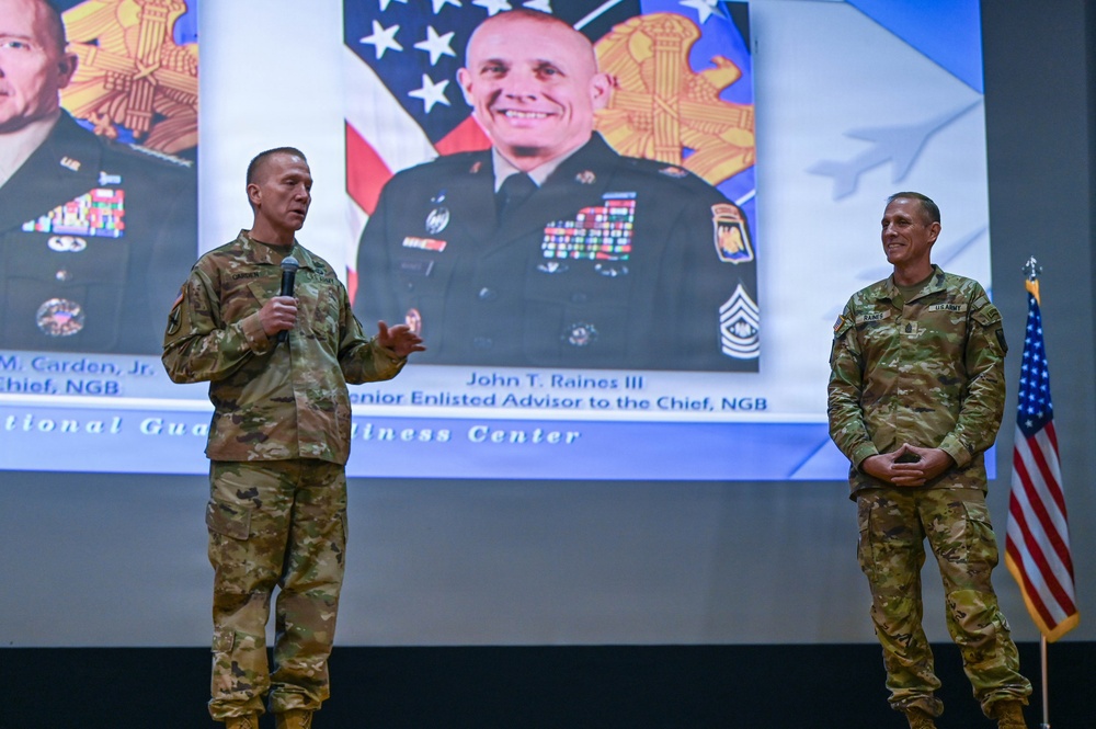 Carden, Raines speak at Air National Guard Readiness Center quarterly Town Hall