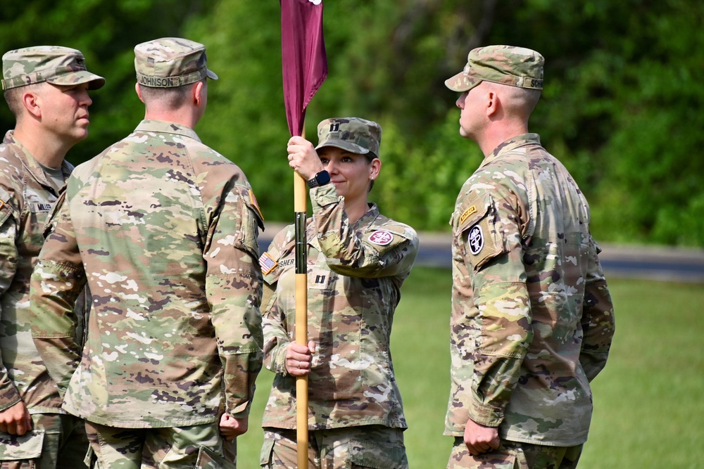 Ready to lead: Absher assumes command of Fort Polk Medical Company