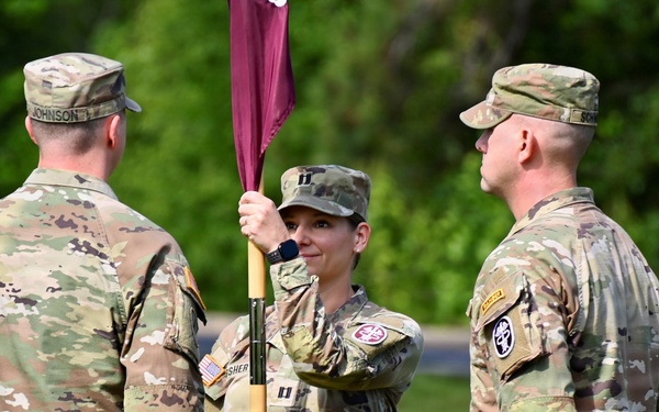 Ready to lead: Absher assumes command of Fort Polk Medical Company