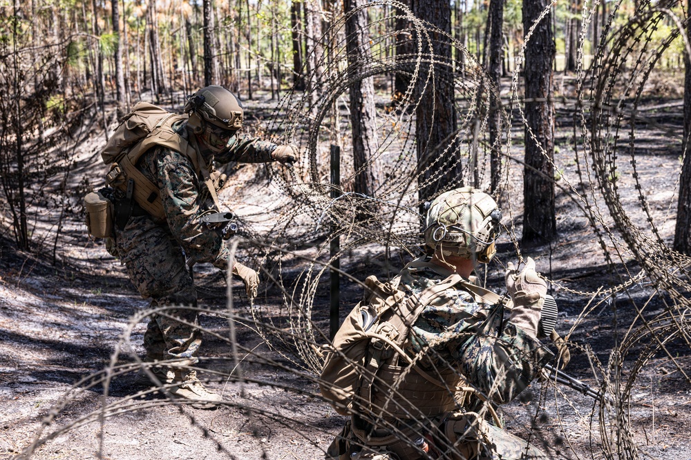 2nd CEB MCCRE: Live-Fire Platoon Attack