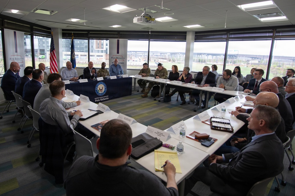 State and Federal Leadership meet with Nebraska stakeholder about the Civil Works mission.