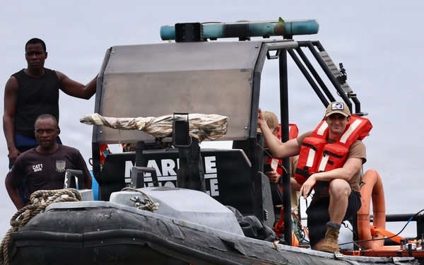 U.S. and Cameroonian Engineers Collaborate on Bathymetric Survey for Obangame Express 2026