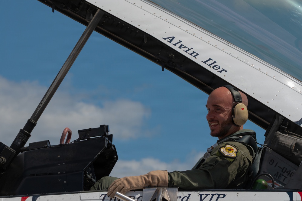 Bay County Sheriff’s Office Corporal flies with Thunderbirds