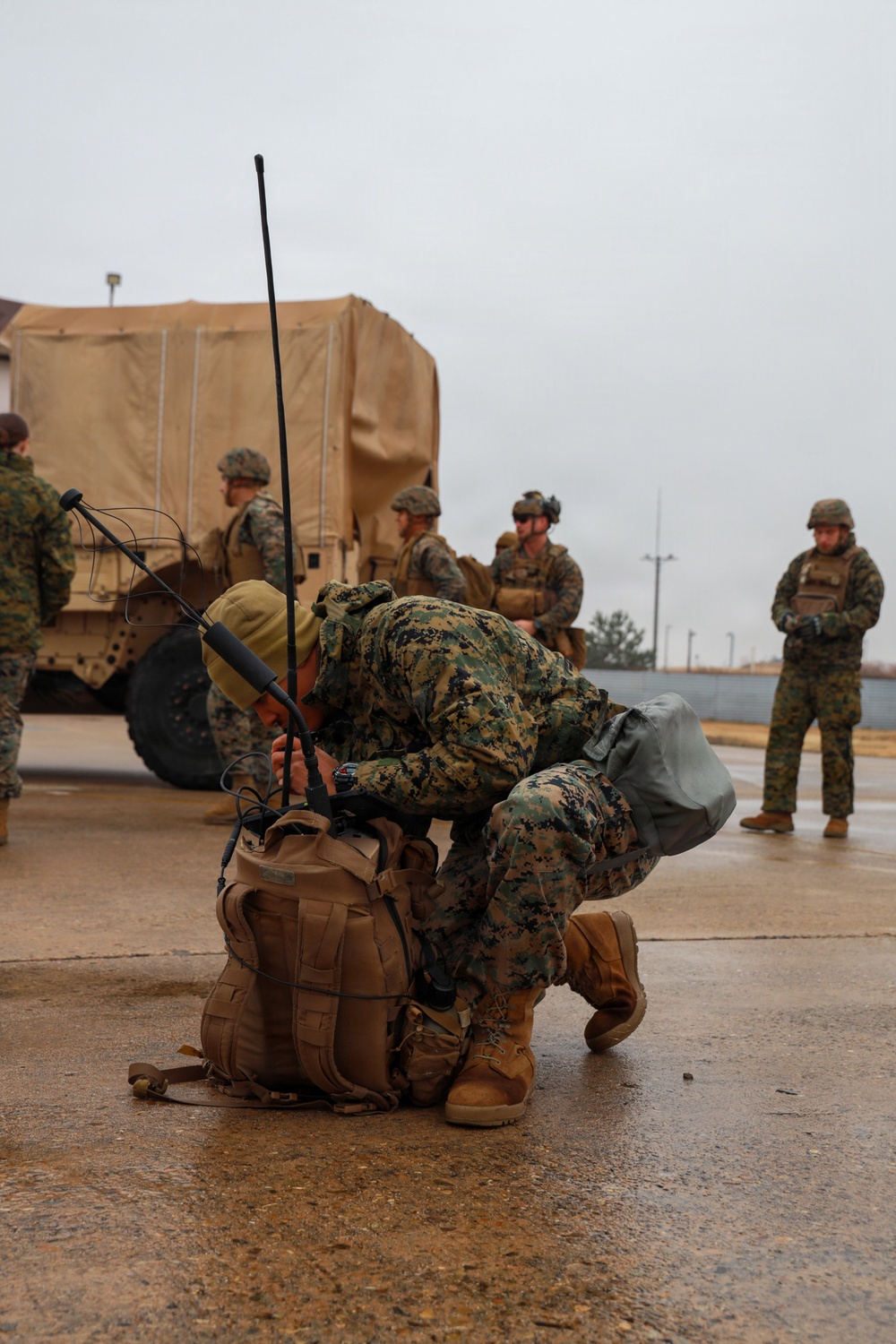 MWSS-174 performs a casualty exercise at Kunsan Air Base, South Korea
