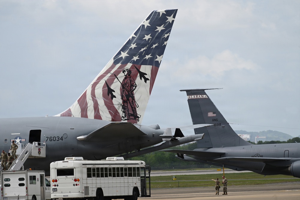 Paying honors to fallen Airmen