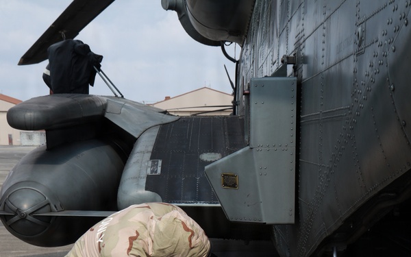 MWSS-174 monitors for contamination after simulated attack at Suwan Air Base, South Korea