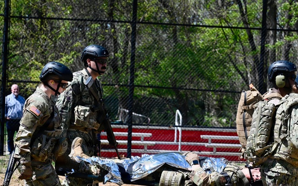 Shaping Future Military Physicians: D.C. Army National Guard Aviation Conducts MEDEVAC Training with Uniformed Services University