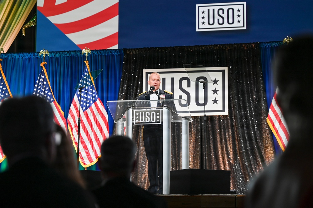 Carden Presents USO National Guard Service Member of the Year