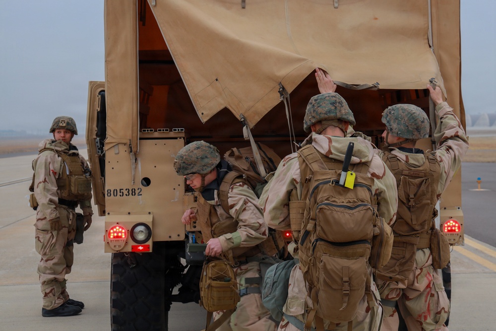 MWSS-174 performs recovery operations after simulated attack at Kunsan Air Base, South Korea