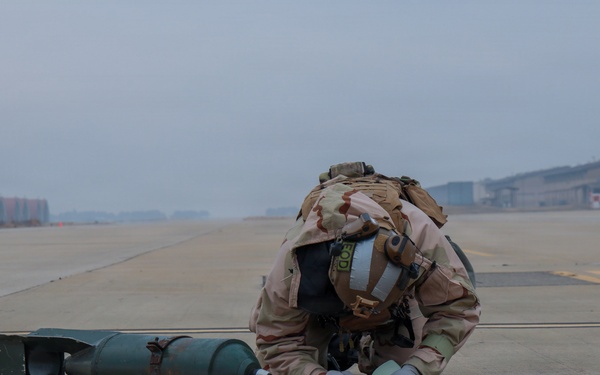 MWSS-174 performs recovery operations after simulated attack at Kunsan Air Base, South Korea