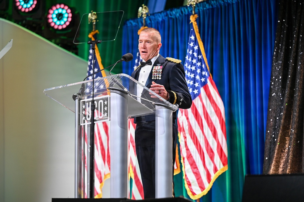 Carden Presents USO National Guard Service Member of the Year