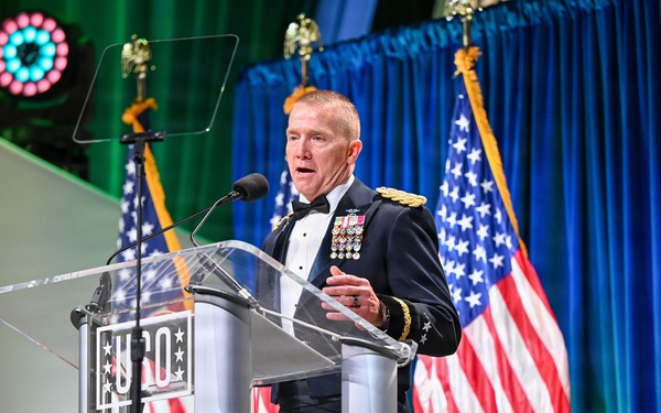 Carden Presents USO National Guard Service Member of the Year