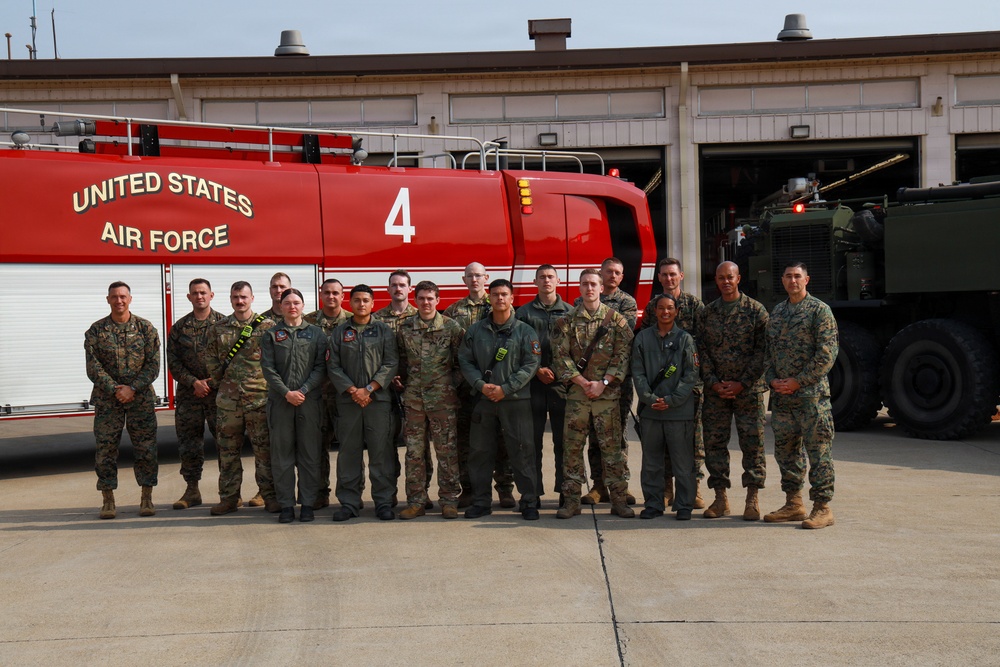 MAG-24 commanding officer visits MWSS-174 at Kunsan Air Base, South Korea