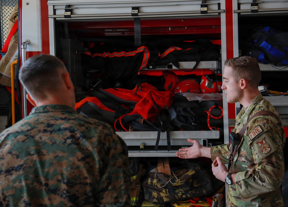 MAG-24 commanding officer visits MWSS-174 at Kunsan Air Base, South Korea
