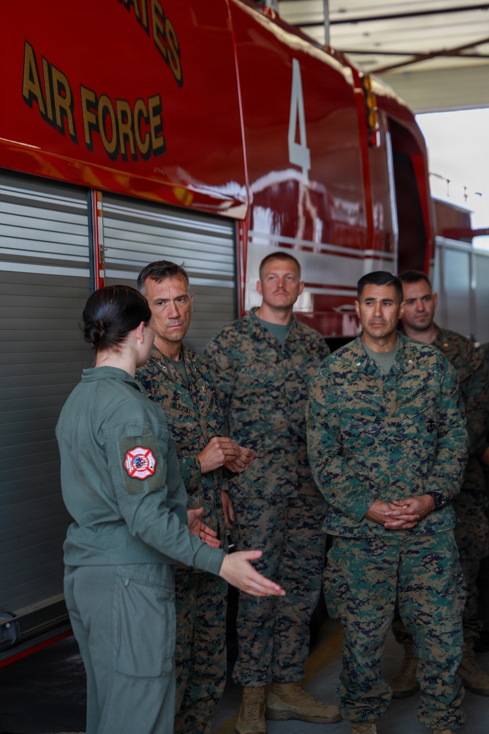 MAG-24 commanding officer visits MWSS-174 at Kunsan Air Base, South Korea