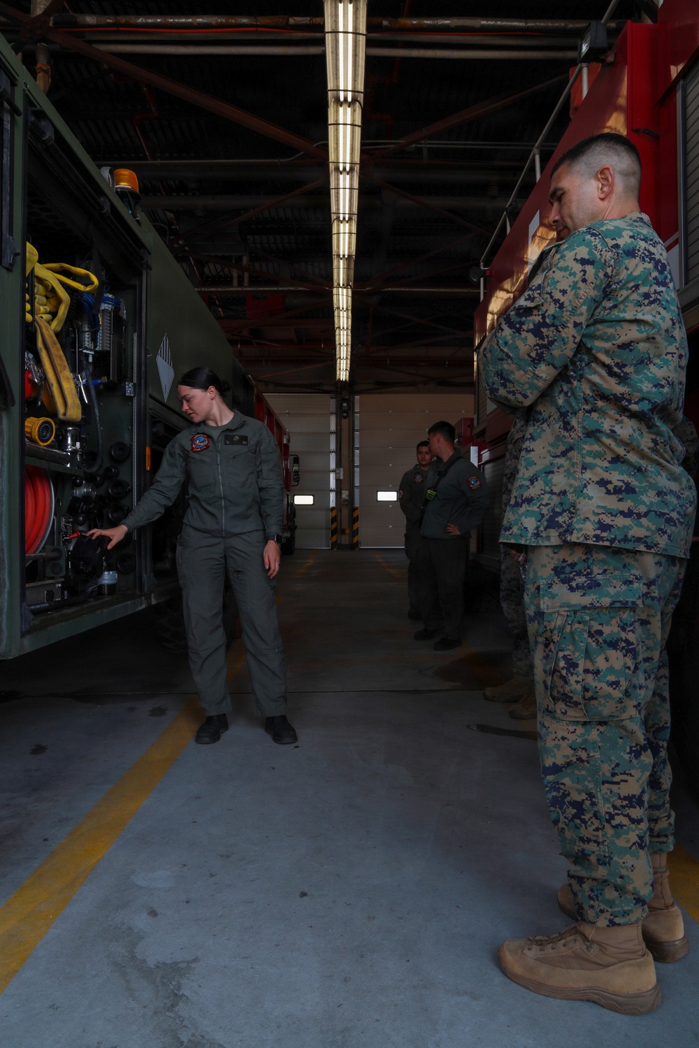 MAG-24 commanding officer visits MWSS-174 at Kunsan Air Base, South Korea