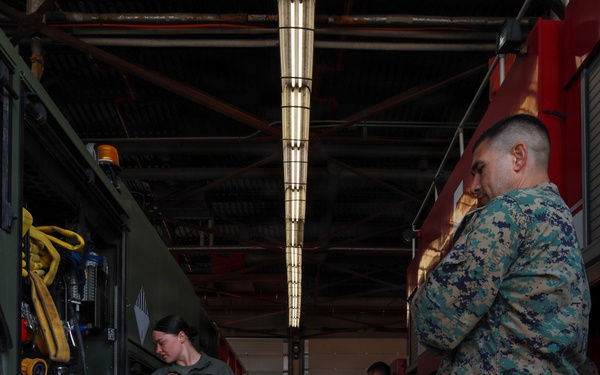 MAG-24 commanding officer visits MWSS-174 at Kunsan Air Base, South Korea