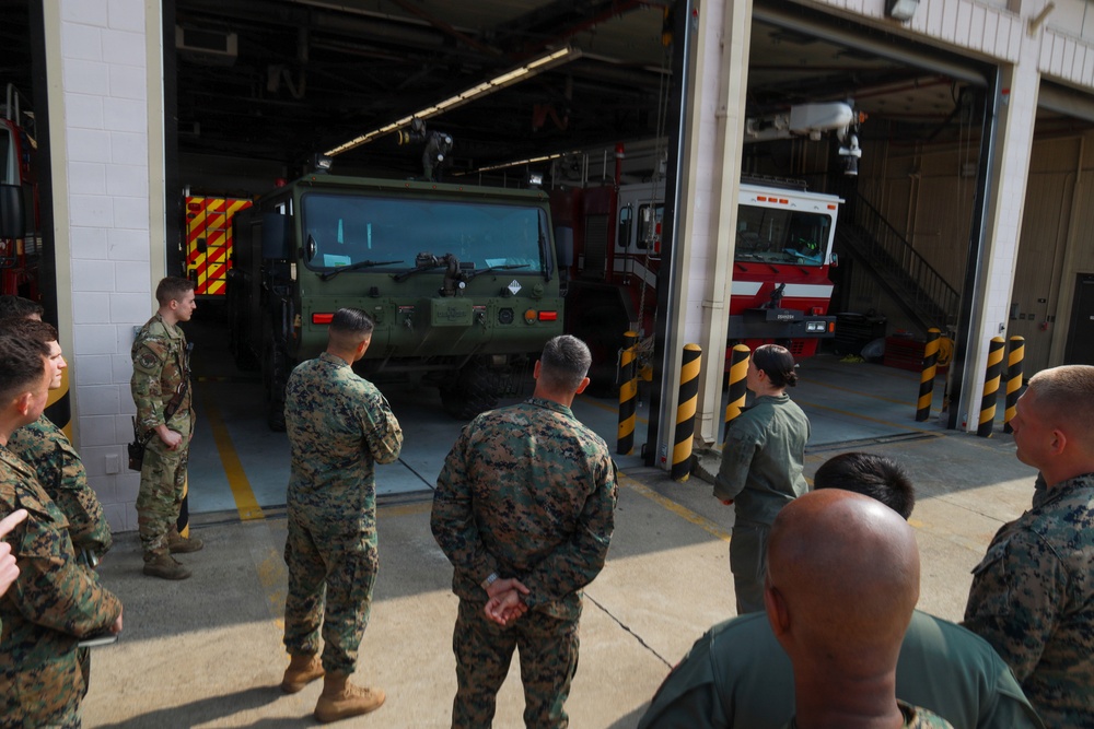 MAG-24 commanding officer visits MWSS-174 at Kunsan Air Base, South Korea
