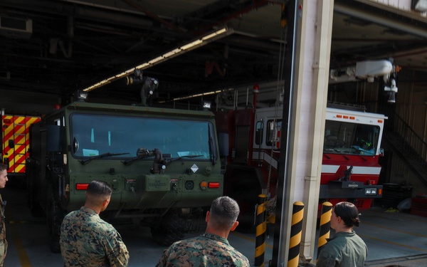 MAG-24 commanding officer visits MWSS-174 at Kunsan Air Base, South Korea