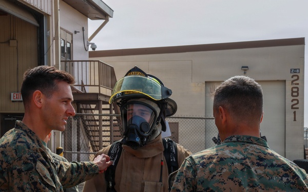 MAG-24 commanding officer visits MWSS-174 at Kunsan Air Base, South Korea