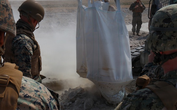 MWSS-174 Marines repair damaged airfield after simulated attack at Kunsan Air Base, South Korea