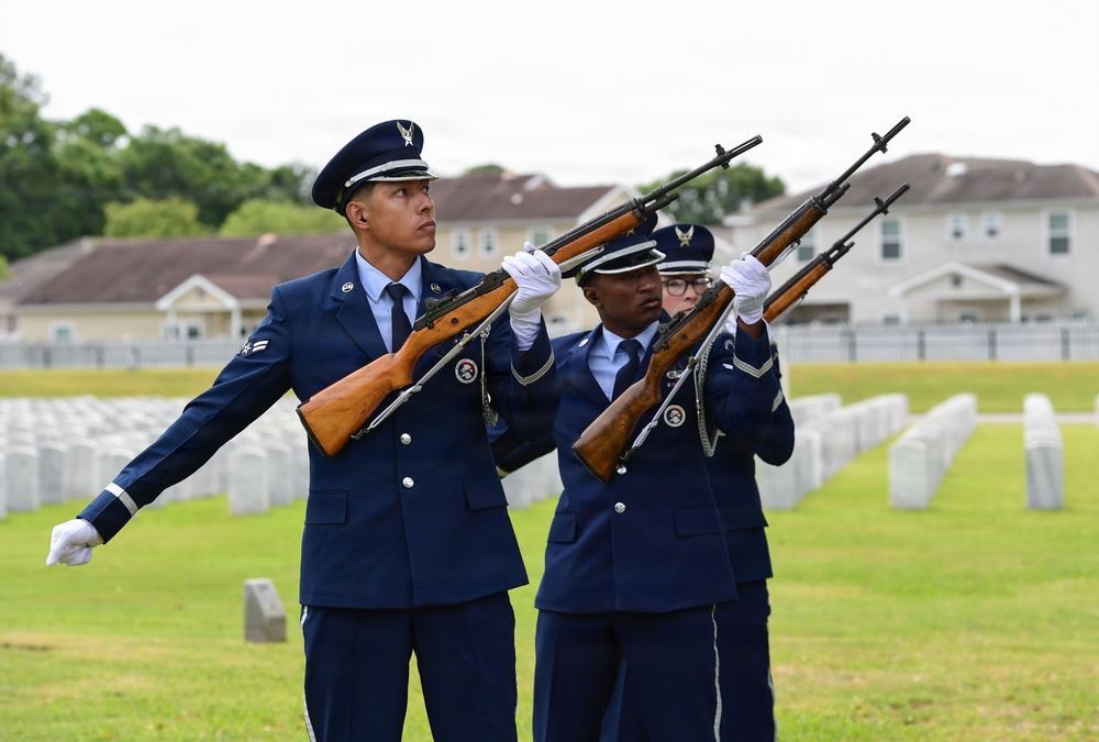 Keesler Honor Guard renders final honors to WWII veteran